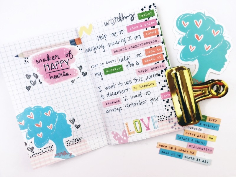 Creating a Memory Booklet with Maker of Happy Hearts Bundle from Illustrated Faith