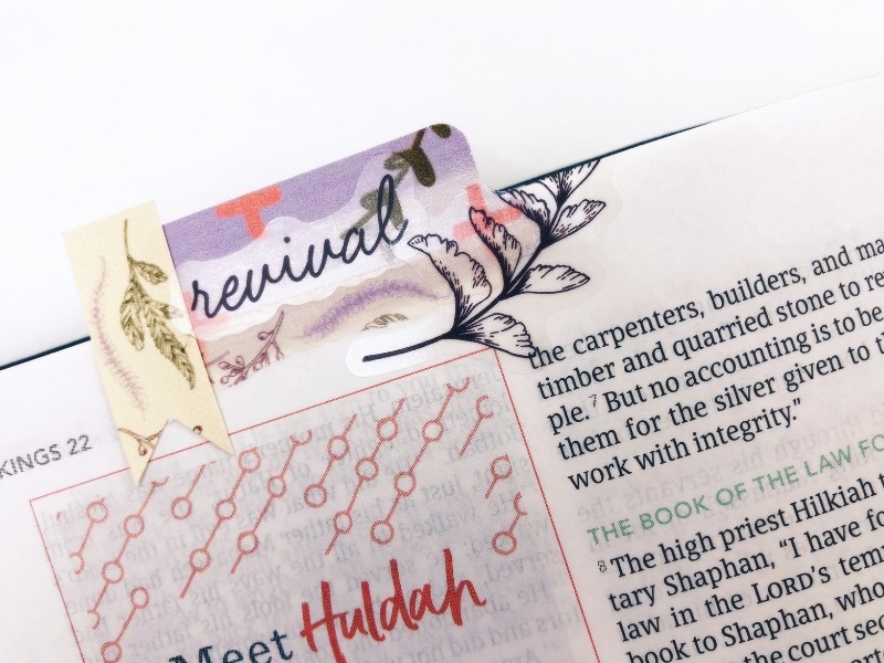 Different Ideas for Using Patterned Paper with Bible Journaling