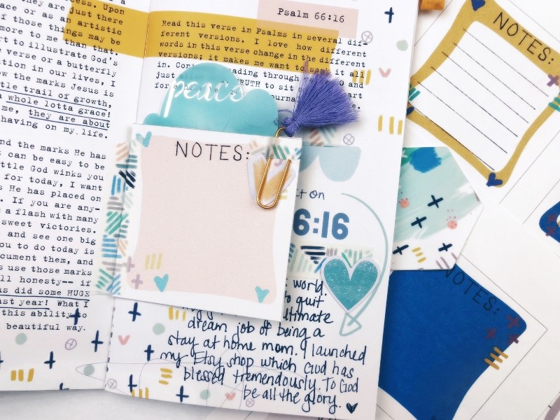 How to Make Tip-ins for Extra Journaling Space in the Mark Maker Travelers Notebook