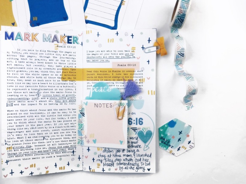 How to Make Tip-ins for Extra Journaling Space in the Mark Maker Travelers Notebook