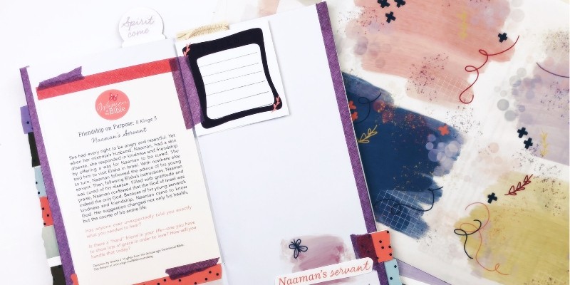 Organizing a Travelers Notebook with Printable Stickers for Women of the Bible Devotional