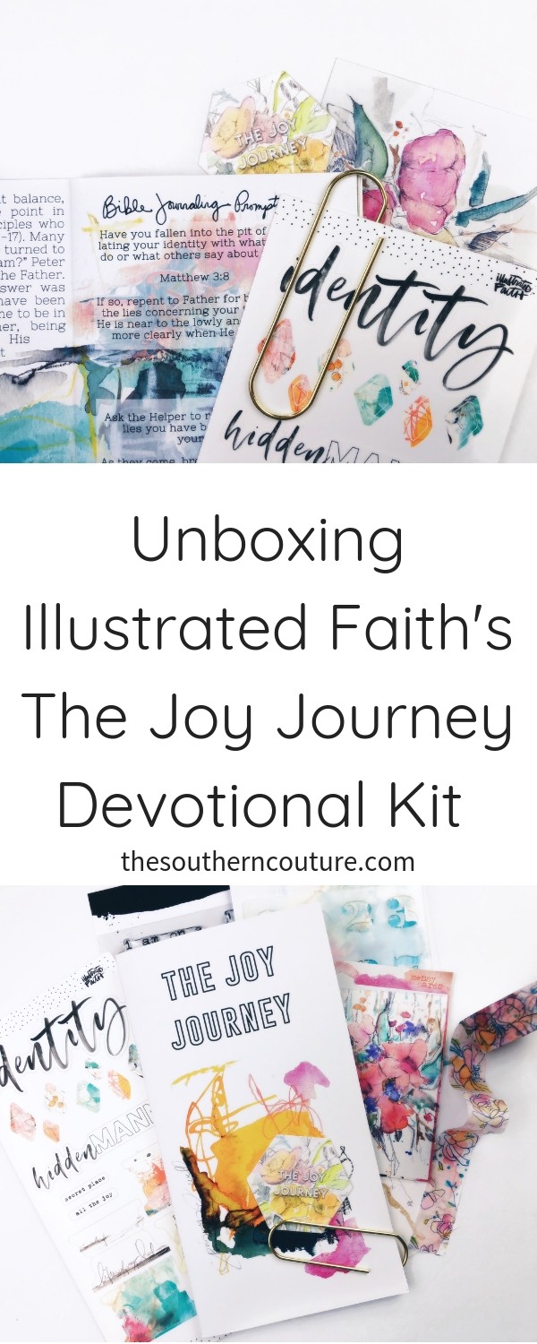 Check out this unboxing Illustrated Faith's The Joy Journey Devotional Kit featuring artist Ali Brown as the designer and author with her unique style and artistry mixed throughout every element.