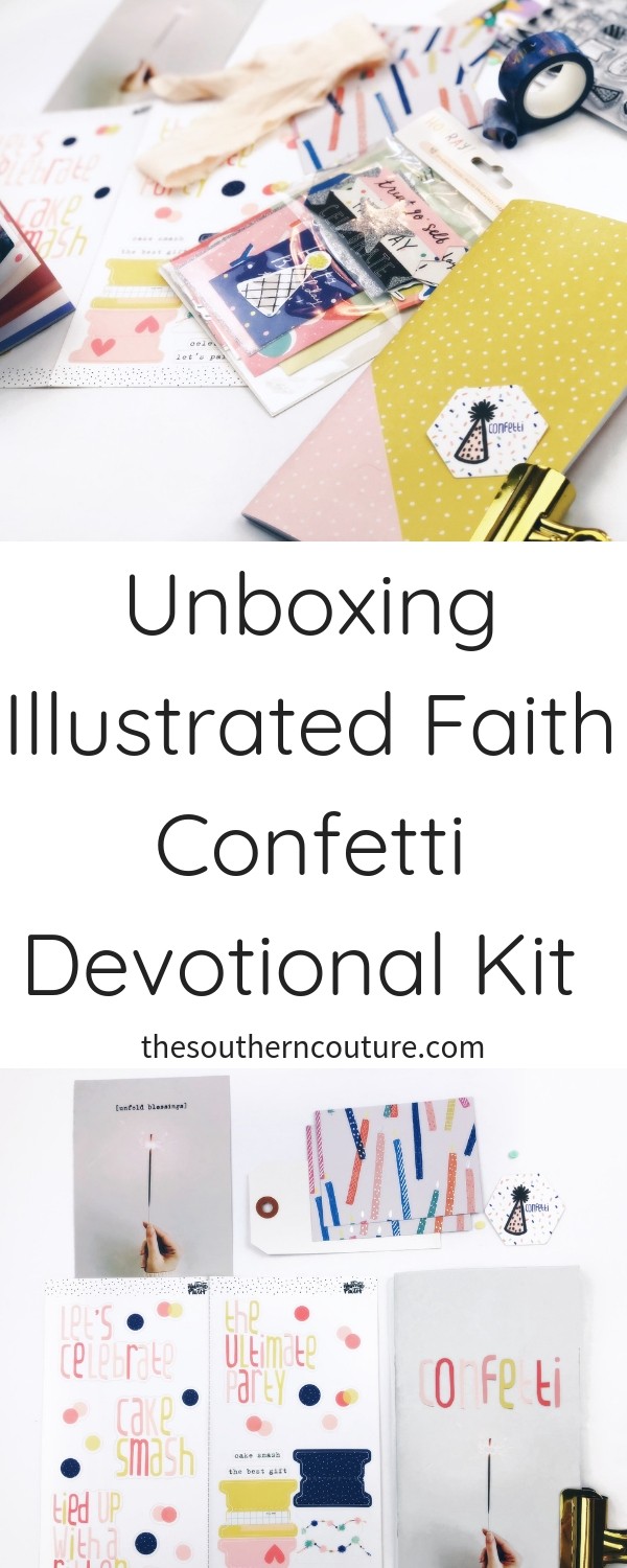 Check out my unboxing Illustrated Faith Confetti Devotional kit to see what's included and even some bonus items that coordinate perfectly with the kit. Toss the confetti in the air and let's celebrate what Jesus has done for us. 