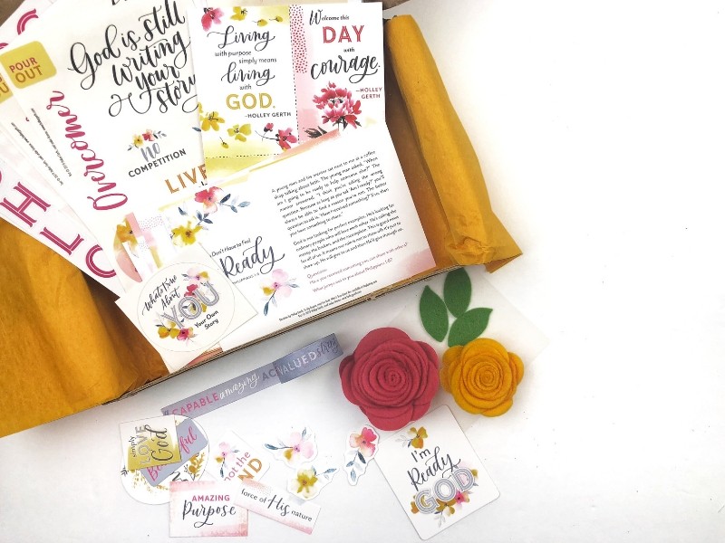 Unboxing May DaySpring Devotional Kit