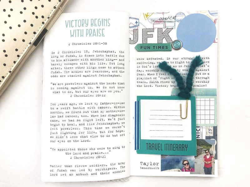 Tips and Ideas for Embellishing the Revival Camp Passport Book