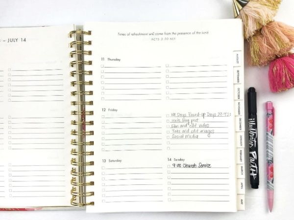 Simple Organization and Planner Ideas using a Devotional Planner ...