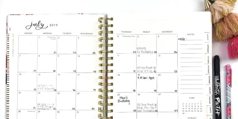 Simple Organization and Planner Ideas using a Devotional Planner ...