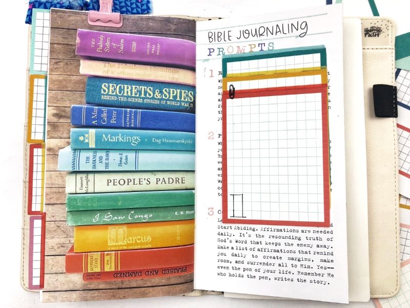 Organizing Travelers Notebook and Supplies for Illustrated Faith Storyteller