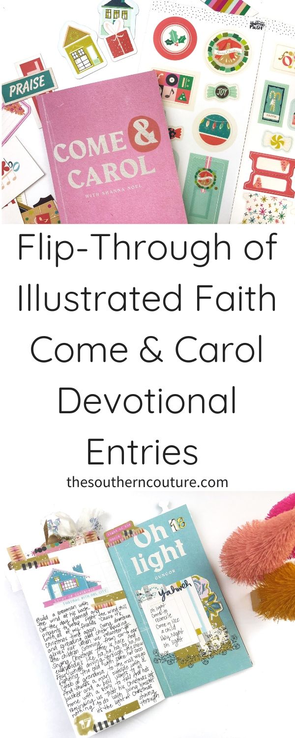 Today I am sharing a flip-through of Illustrated Faith Come & Carol devotional entries to hopefully give you ideas and inspiration for your own journaling entries too. 