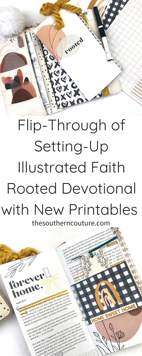 Set-Up and Supplies for Illustrated Faith Chasing Rainbows Devotional Kit -  Southern Couture