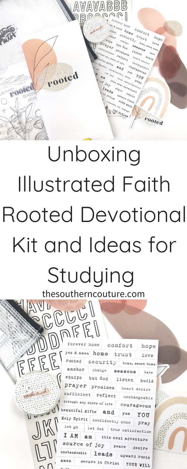 I am unboxing Illustrated Faith Rooted devotional kit and ideas for studying through the kit whether in your journaling Bible or a travelers notebook. 