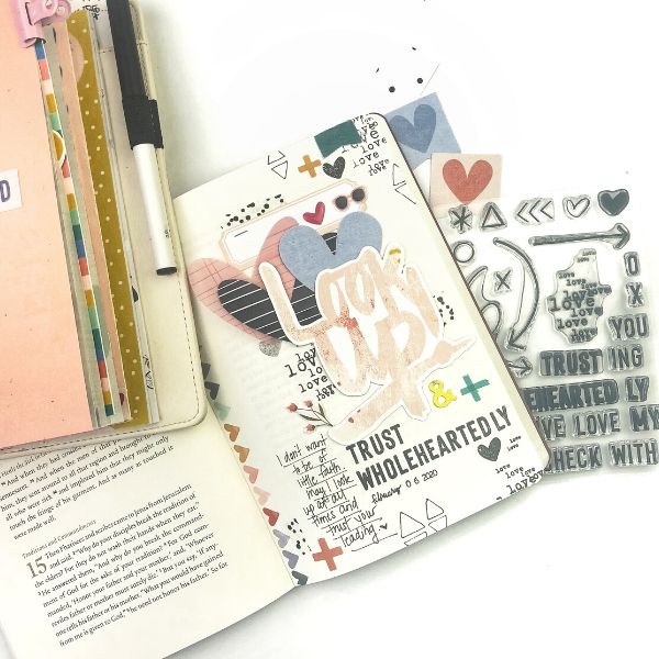 Round-Up of Wholehearted Devotional Bible Journaling Entries