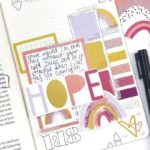 Hope Bible Journaling Process Video using New Printables